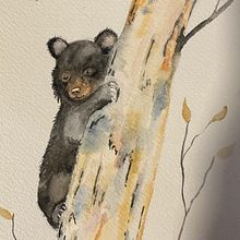 My project for course: Expressive Animal Portraits in Watercolor. Un proyecto de Ilustración tradicional, Pintura a la acuarela, Dibujo realista e Ilustración naturalista				 de Kirsten Steward - 04.04.2023