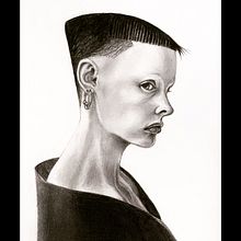 79/100 Heads Challenge. Un progetto di Illustrazione tradizionale, Disegno e Disegno di ritratti di Heather - 02.03.2023