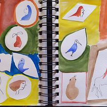Il mio progetto del corso: Sketching creativo ad acquerello per principianti. Un proyecto de Ilustración tradicional, Bocetado, Creatividad, Dibujo, Sketchbook y Pintura a la acuarela de Rosa Rosella - 05.04.2023