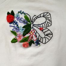 Il mio progetto del corso: Ricamo a mano anatomico e floreale per capi e accessori. Projekt z dziedziny  Haft, Upc, cling, Wzornictwo tekst i liów użytkownika lucreziabda - 05.04.2023
