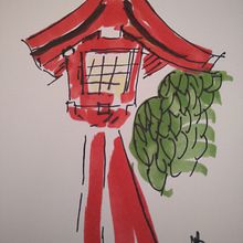My project for course: Expressive Architectural Sketching with Colored Markers. Sketching, Drawing, Architectural Illustration, Sketchbook & Ink Illustration project by ami_anywhere - 04.05.2023