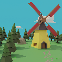 Mi proyecto del curso: Modelado de escenarios low poly para videojuegos. 3D, and 3D Modeling project by Jairo Rios - 04.06.2023