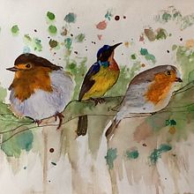 My project for course: Artistic Watercolor Techniques for Illustrating Birds . % chandratreyr tarafından hazırlanan Geleneksel illüstras, on, Sulubo, a Resim, Gerçekçi Çizim, Doğalcı İllüstras, Ve on projesi - 04.06.2023