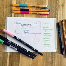 My project for course: Sketchnoting: Communicate with Visual Notes. Un proyecto de Ilustración tradicional, Creatividad, Dibujo, Comunicación, Gestión, productividad							 y Business de Bettina-Jeannette Bierwirth - 06.04.2023