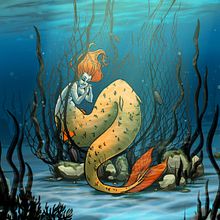MerMay. Traditional illustration, and Digital Illustration project by coffeeeri - 04.06.2023