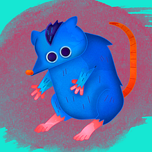 TLACUACHIN: SARY Ein Projekt aus dem Bereich Traditionelle Illustration, Br, ing und Identität, Design von Figuren und Digitale Illustration von Mario Jesus Mendez Martinez - 04.04.2023