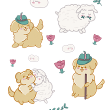 Mein Abschlussprojekt für den Kurs: Kawaii zeichnen: Gestalte niedliche Figuren. Traditional illustration, Character Design, and Manga project by chrikom - 04.07.2023