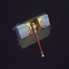 Stylized Hammer. 3D Modeling project by pete_james - 04.07.2023