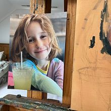 My project for course: Portrait Painting with Oil: Explore Light and Shade. Fine Arts, Painting, and Oil Painting project by Nancy Lauler - 04.08.2023