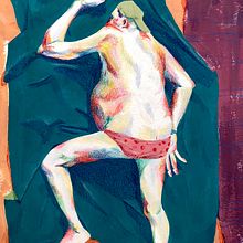 My project for course: Expressive Figure Drawing: Explore Lines, Shapes and Colors. Un progetto di Belle arti, Disegno, Disegno di ritratti, Disegno realistico, Disegno anatomico e Pittura gouache di margotvankerckhove - 08.04.2023