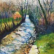 My project for course: Painting Realistic Watercolor Landscapes. Fine Arts, Painting, Sketching, Watercolor Painting, and Naturalistic Illustration project by doug - 04.09.2023