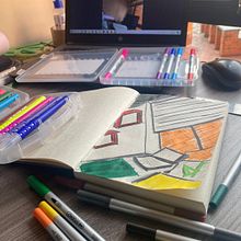 Mi proyecto del curso: Perspectiva artística: espacios desde tu punto de vista. Un proyecto de Ilustración tradicional, Arquitectura, Dibujo e Ilustración arquitectónica de sarah_hernandez_2 - 10.04.2023