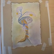 Mein Abschlussprojekt für den Kurs: Surrealistische Illustration mit Naturinspiration. Traditional illustration, Pencil Drawing, Drawing, Artistic Drawing, Naturalistic Illustration, and Colored Pencil Drawing project by angela.slama - 04.10.2023