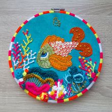 Mi proyecto del curso: Técnicas avanzadas de bordado: puntadas y composiciones con volumen. Embroider project by Caroline Cea Curimilla - 04.10.2023