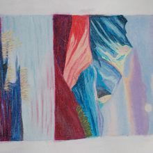 Mi proyecto del curso: Dibujo de paisajes con pasteles grasos: juega con la luz  Ein Projekt aus dem Bereich Traditionelle Illustration, Bildende Künste, Bleistiftzeichnung, Zeichnung und Artistische Zeichnung von Toñi Garrido Yáñez - 09.04.2023