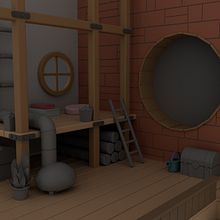Tiny home. 3D, 3D Modeling, and 3D Design project by Alaia Valerio - 04.10.2023