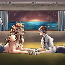 Danshi Ningyo Hiromashita ~ Versión de día ☀️❤️(2022) Ein Projekt aus dem Bereich Traditionelle Illustration, Comic, Zeichnung und Digitale Illustration von Irlanda Pineda - 14.06.2022
