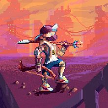 Mi proyecto del curso: Animación de personajes en pixel art para videojuegos. Character Animation, Video Games, Pixel Art, and Game Development project by Angelo Alvarez - 04.10.2023