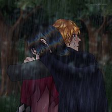 Tristan& Ackerley in the rain 🥀 (2022) Ein Projekt aus dem Bereich Design, Traditionelle Illustration, Zeichnung, Malerei, Design von Garderoben, Design von Figuren, Comic, Digitale Illustration, Digitales Design, Digitale Zeichnung und Digitale Malerei von Irlanda Pineda - 30.12.2022