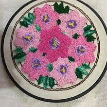 Mi proyecto del curso: Introducción al bordado con aguja mágica. Un progetto di Ricamo, Punch needle e Textile Design di Ines Tapia - 10.04.2023
