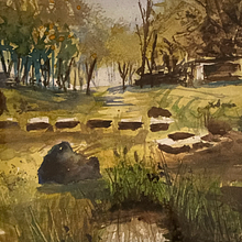 My project for course: Natural Landscapes in Watercolor. Un progetto di Belle arti, Pittura e Pittura ad acquerello di msdonsey - 11.04.2023