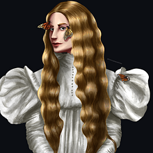 Crimson Peak Illustration 🥀❤️🖤 (2023) Ein Projekt aus dem Bereich Design, Traditionelle Illustration, Zeichnung, Realistische Zeichnung, Malerei, Digitale Illustration, Digitales Design, Digitale Zeichnung, Digitale Malerei und Kino, Video und TV von Irlanda Pineda - 09.04.2023