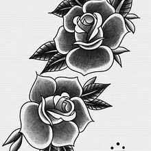 Rosas Oldschool. Traditional illustration project by Jonathan Rodrigues - 04.11.2023