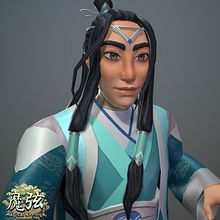 Magical Strings: Xuan Li. 3D Modeling, and Video Games project by Aaron Kapral - 04.26.2021