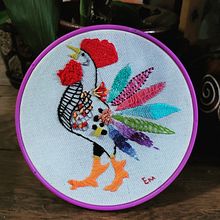 Mi proyecto del curso: Técnicas de bordado: ilustrando con hilo y aguja. Embroider, and Textile Design project by Elizabeth Miramontes - 04.12.2023