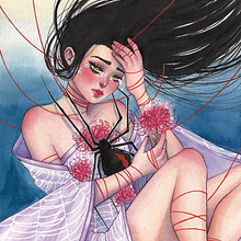 Fairytale: A Story of Light and Darkness. Un progetto di Illustrazione tradizionale, Pittura, Disegno, Illustrazione digitale e Pittura ad acquerello di Cyntia Nishida - 30.09.2022