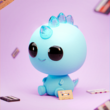 Mi proyecto del curso: Creación de personajes kawaii en 3D con Blender. Traditional illustration, Character Design, Digital Illustration, 3D Modeling, and Manga project by Cleyber Pineda - 04.12.2023