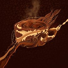 Recetas de Cafe. Traditional illustration, Advertising, Poster Design, Graphic Design, T, and pograph project by Maikel Martínez Pupo - 02.05.2022