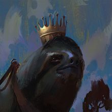 Adventures of the Sloth King. Traditional illustration project by Titus Lunter - 04.13.2023
