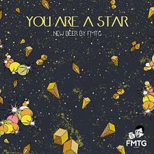 Meu projeto do curso: Rótulo cerveja artesanal You're a Star. Un proyecto de Ilustración tradicional, Dibujo, Ilustración digital e Ilustración con tinta de Claudia Pacheco - 10.04.2023