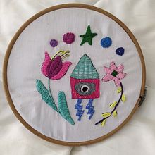 Mi proyecto del curso: Bordado contemporáneo con puntos tradicionales mexicanos . % Viridiana Espino Melo tarafından hazırlanan Sanat ve El Sanatları, Nakış, El, af Sanatları, Ve Tekstil Tasarımı projesi - 04.14.2023