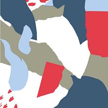 My project for course: Textile-Print Creation with Collage. Design, Pattern Design, Interiores, e Design têxtil projeto de Dorot Draws - 14.04.2023
