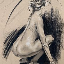 Il mio progetto del corso: Disegno contemporaneo della figura umana: espressione e movimento. Traditional illustration, Fine Arts, Drawing, Artistic Drawing, Figure Drawing, Acr, and lic Painting project by Bryan Mendoza - 04.14.2023