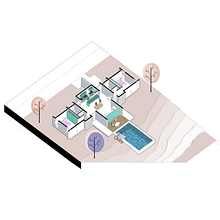 Il mio progetto del corso: Illustrazione digitale di progetti architettonici. Architecture, L, scape Architecture, Digital Illustration, Digital Architecture, and Architectural Illustration project by Albina Antonuccio - 04.14.2023