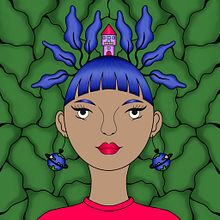 LittleHouseUpstairs. Digital Drawing project by Valentina Boe - 01.11.2023
