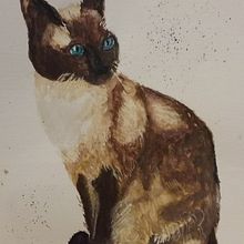 My cat. Un progetto di Pittura di Margaret Fraser - 13.04.2023