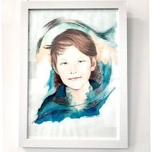 Luke. Un proyecto de Pintura a la acuarela y Dibujo de Retrato de Dallas Cronwright - 15.04.2023