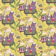 Mój projekt z kursu: Ilustrowane wzornictwo. Een project van Traditionele illustratie, Patroonontwerp, Digitale illustratie, Printen y Schilderen met gouache van Anna Gruchała - 15.04.2023