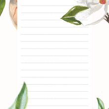 Mi proyecto del curso: Ilustración botánica con acuarela. Check list con magnolia. Traditional illustration, Fine Arts, Painting, Drawing, Watercolor Painting, and Botanical Illustration project by Jor Sassera - 04.15.2023