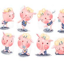 My project for course: Picturebook Character Illustration with Procreate. Un projet de Illustration traditionnelle, Conception de personnages, Illustration numérique, Illustration jeunesse , et Narration de Seda Sarıaltın - 15.04.2023