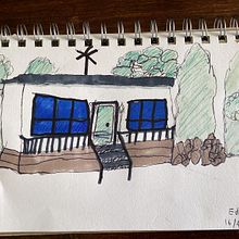 My project for course: Expressive Architectural Sketching with Colored Markers. Sketching, Drawing, Architectural Illustration, Sketchbook & Ink Illustration project by leaf_weir_0d - 04.15.2023
