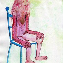 Sentados. Traditional illustration, Character Design, and Drawing project by Salva Insa - 04.16.2023