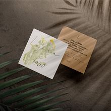 Re—branding · Lucia 1950. Br, ing, Identit, Graphic Design, Stationer, Design, Design, Accessor, Design, Art Direction, Floral, and Plant Design project by Alan Sosa - 04.16.2023