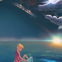 Il mio progetto del corso: lllustrazione digitale espressiva: Piccola Goccia. Un proyecto de Diseño de personajes, Ilustración digital y Dibujo digital de Fabio Natale - 16.04.2023