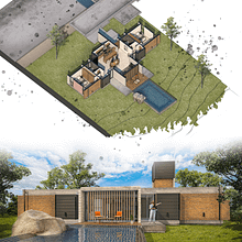 Meu projeto do curso: Ilustração digital de projetos arquitetônicos. Architecture, L, scape Architecture, Digital Illustration, Digital Architecture, and Architectural Illustration project by juliacr_rodrigues - 04.14.2023