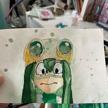 My project for course: Expressive Manga Illustration in Watercolor. Traditional illustration, Drawing, Watercolor Painting, and Manga project by Csilla Gömöri - 04.16.2023